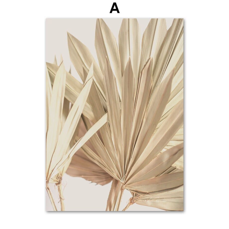 Poster Pampasgras Beige Liebe I Wandbilder Wohnzimmer & Schlafzimmer I Deko Print Bilder I ohne Rahmen - justgoodmood