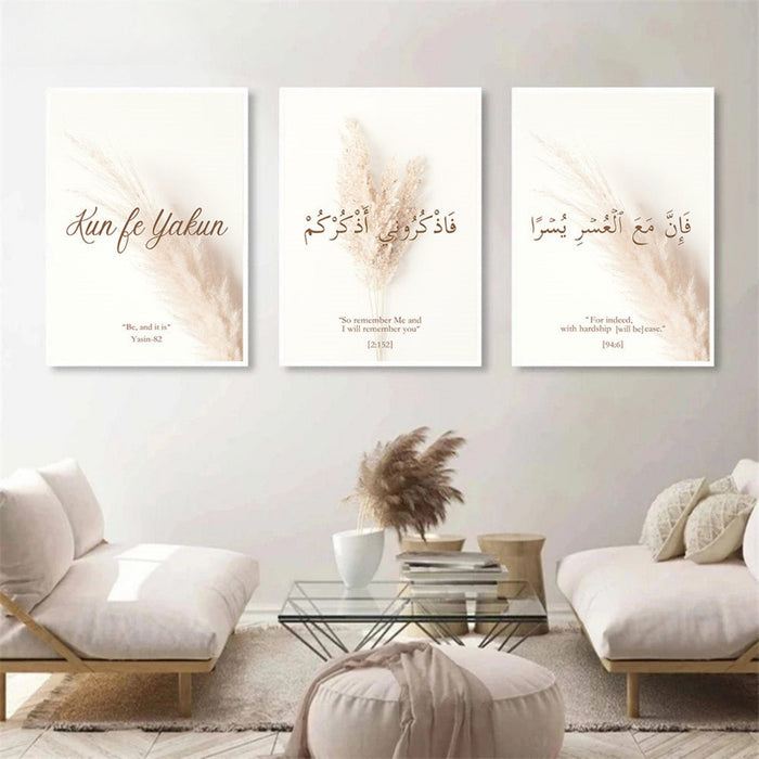 Pampass Gras Poster von JUSTGOODMOOD – Edle Wandkunst