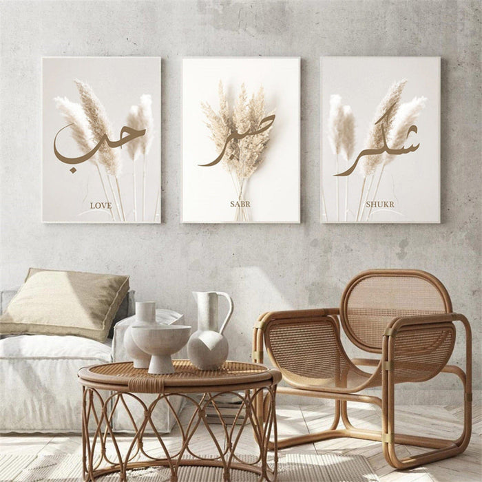 JUSTGOODMOOD Poster Pampass Gras – Premium Wandbild
