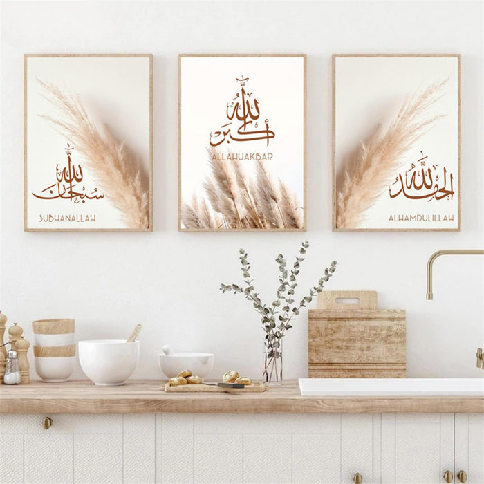 JUSTGOODMOOD Poster Pampass Gras – Hochwertiger Print