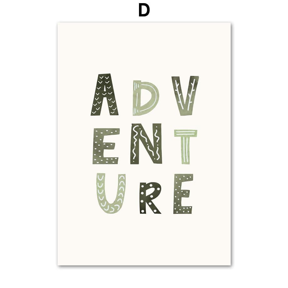Poster Safari Hakuna Matata Löwe Personalisierter Name als Deko Print ohne Rahmen - justgoodmood