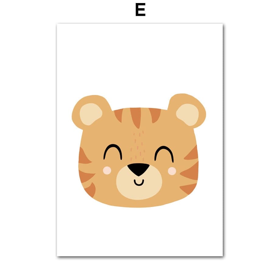 Poster Safari Hakuna Matata Löwe Personalisierter Name als Deko Print ohne Rahmen - justgoodmood