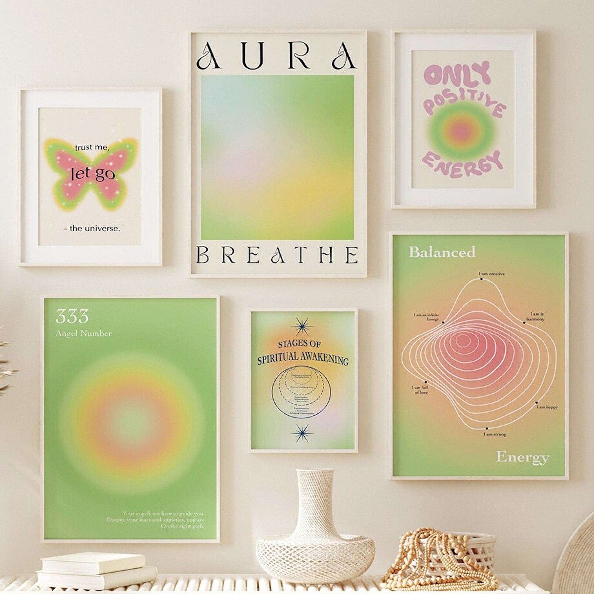 Poster Spirituelles Erwachen und vertraue dem Universum als Print ohne Rahmen - justgoodmood