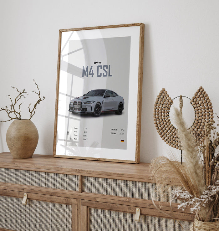 JUSTGOODMOOD Sportwagen Poster – Museum-Qualität