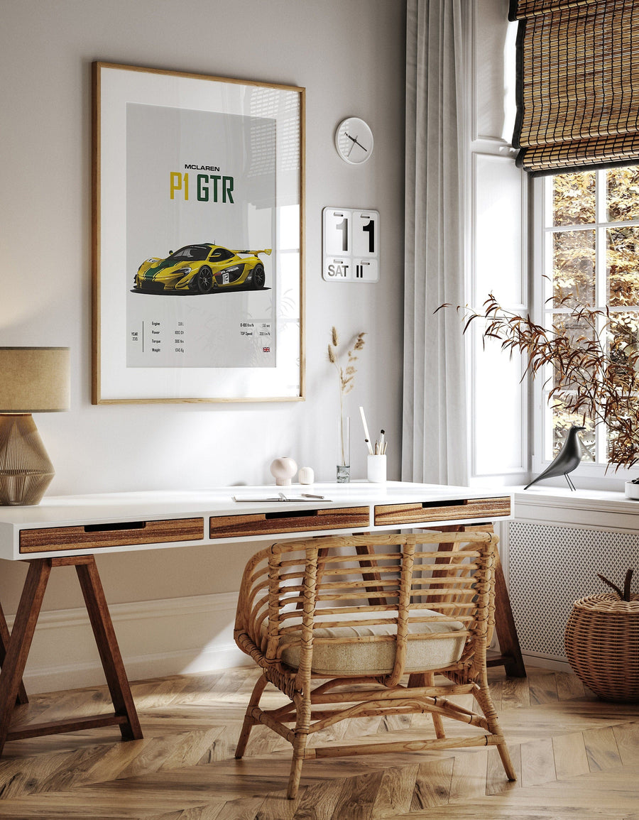 Poster Sportwagen FERRARI LAMBORGHINI MCLAREN Klassiker Legenden I Geschenk für ihn I Wohnzimmmer & Büro I Wand Deko I Print ohne Rahmen - justgoodmood