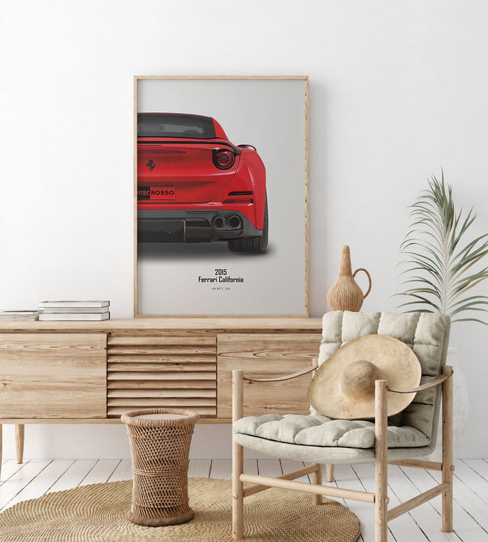 JUSTGOODMOOD Sportwagen Poster – Canvas Kunstwerk