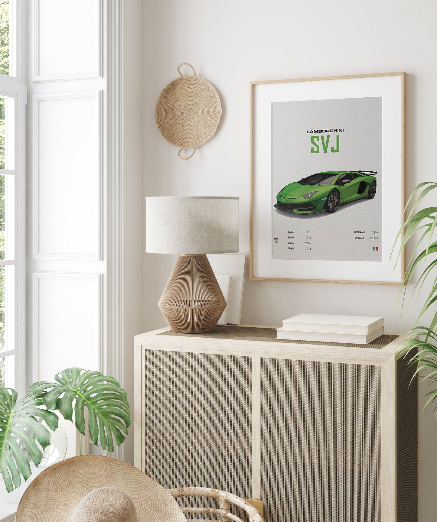 Poster Sportwagen LAMBORGHINI Murcielago Svj MCLAREN Senna Sportauto I Geschenk für ihn I Wohnzimmmer & Büro I Wand Deko I Print ohne Rahmen - justgoodmood