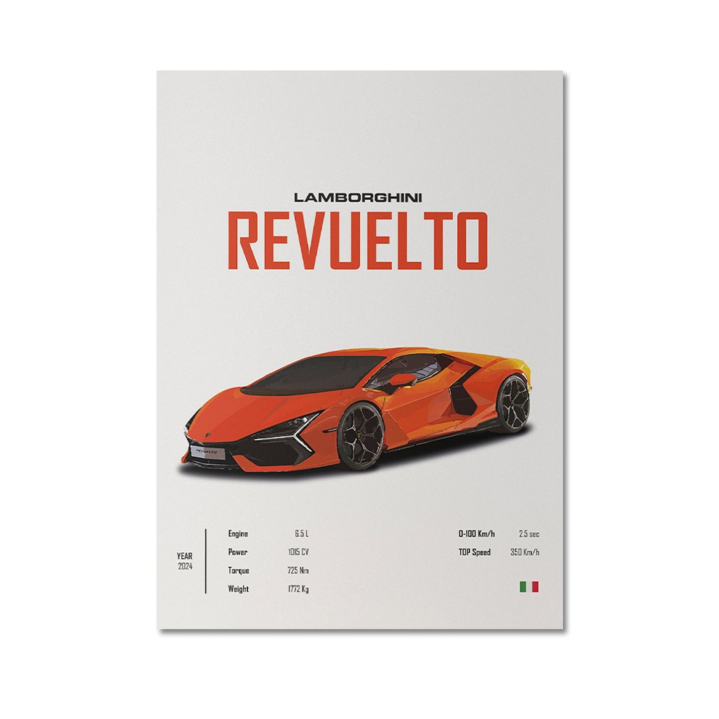 Poster Sportwagen Mclaren Lamborghini Porsche Klassiker Legenden I Geschenk für ihn I Wohnzimmmer & Büro I Wand Deko I Print ohne Rahmen - justgoodmood