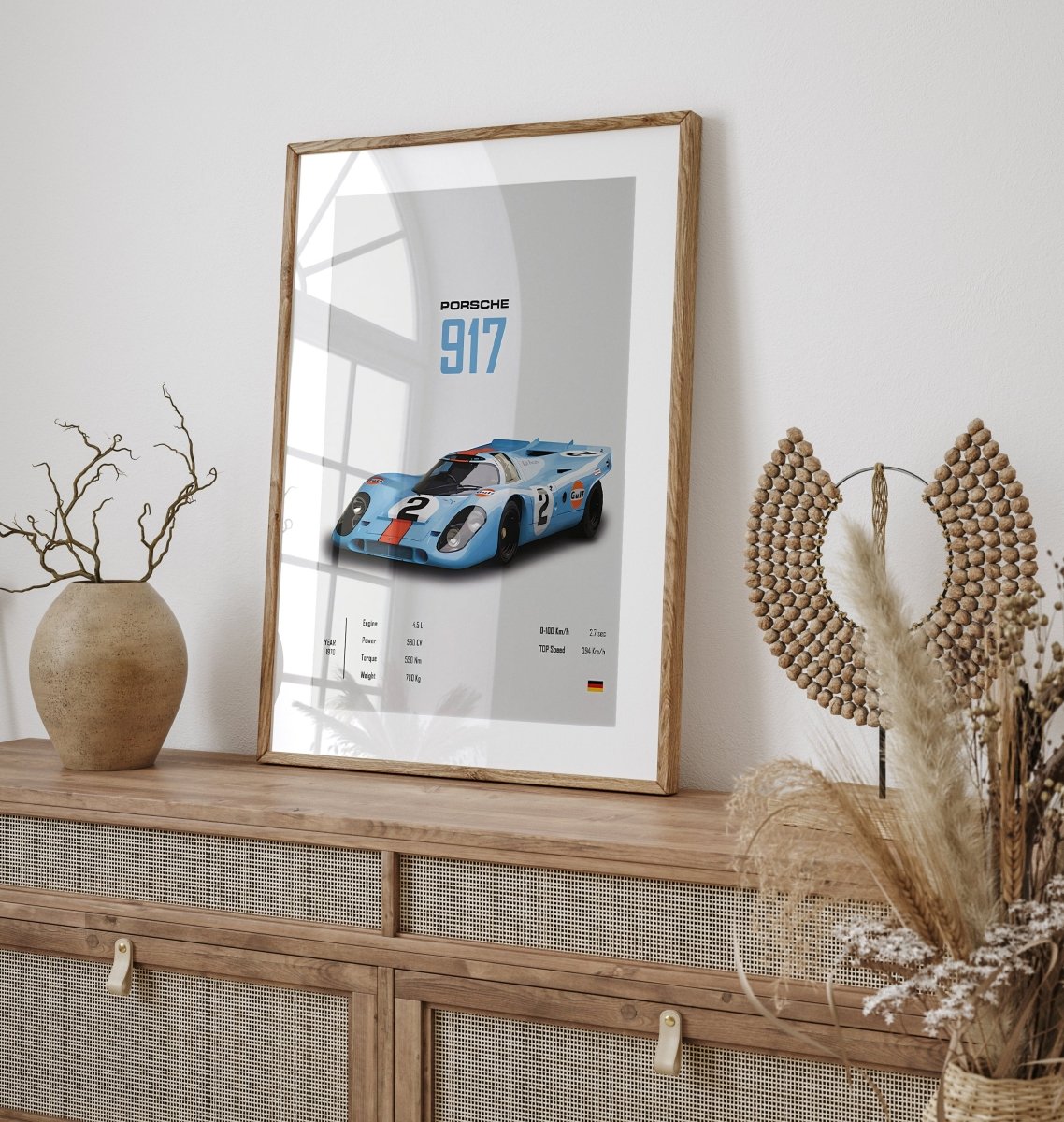 Poster Sportwagen Mclaren Lamborghini Porsche Klassiker Legenden I Geschenk für ihn I Wohnzimmmer & Büro I Wand Deko I Print ohne Rahmen - justgoodmood