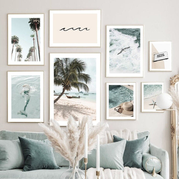 JUSTGOODMOOD Poster Strand – Qualität & Farbe pur