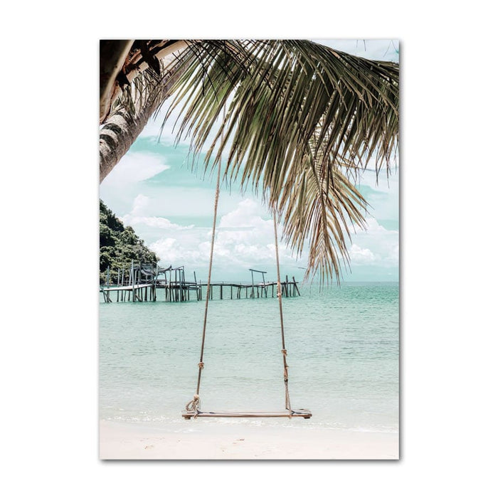 JUSTGOODMOOD Surfbrett Poster – Premium Wandbilder DE