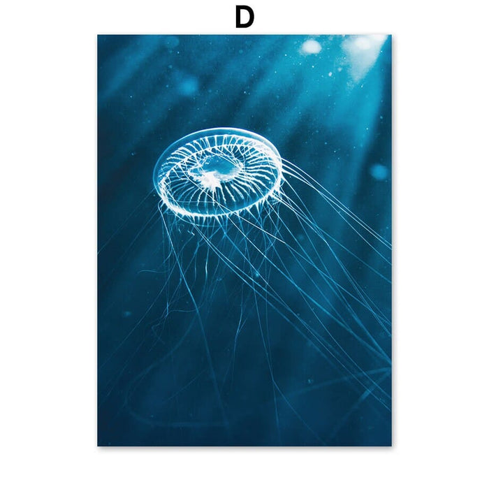 JUSTGOODMOOD Schildkröten Poster – Premium Wandkunst