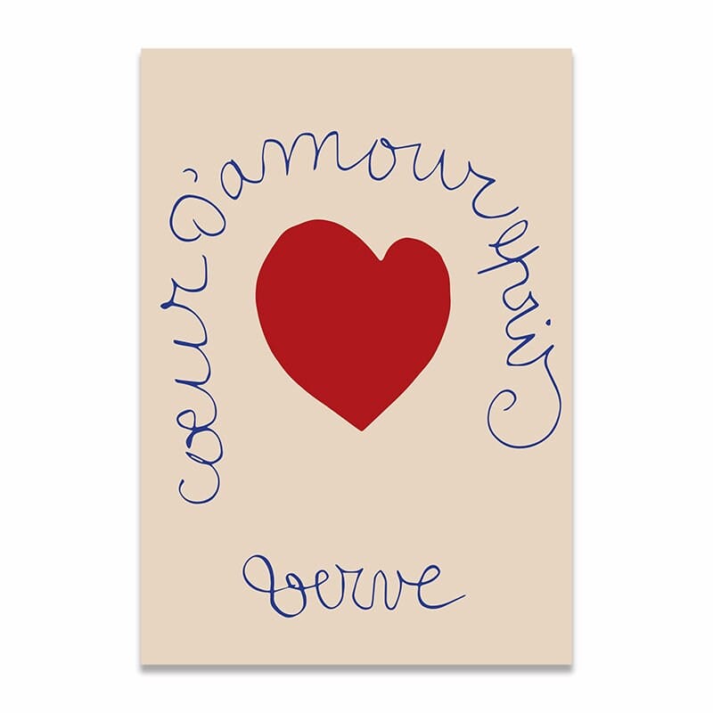 Poster Valentinstag Ich liebe Dich I Verschiedene Wege zu sagen ich liebe Dich I Deko Print ohne Rahmen - justgoodmood