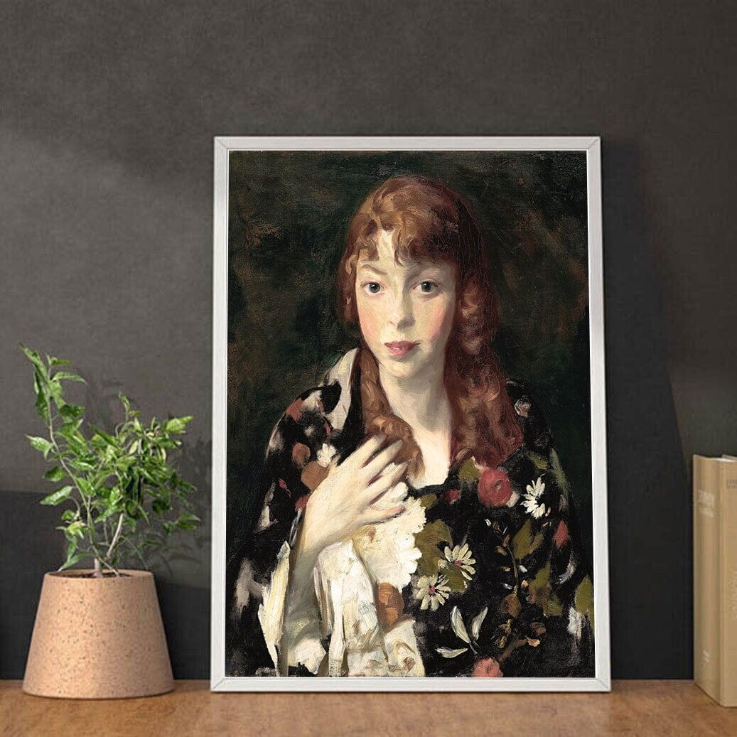 Poster Vintage Blumen und Sightseeing mit dem Boot als Deko Print ohne Rahmen - justgoodmood