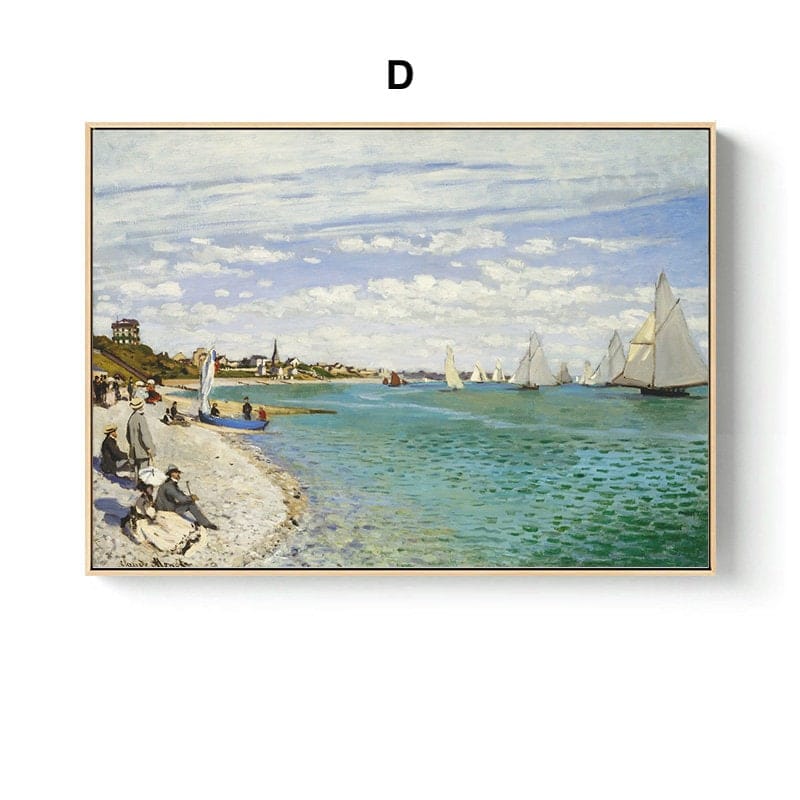 Poster Vintage Claude Monet I Deko Print ohne Rahmen - justgoodmood