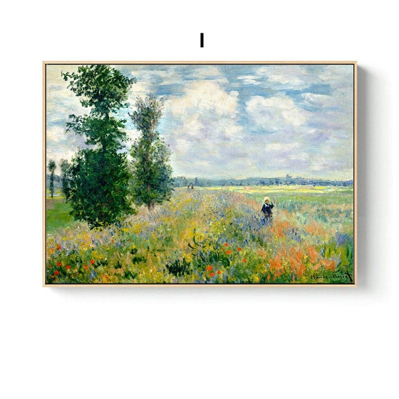 Poster Vintage Claude Monet I Deko Print ohne Rahmen - justgoodmood