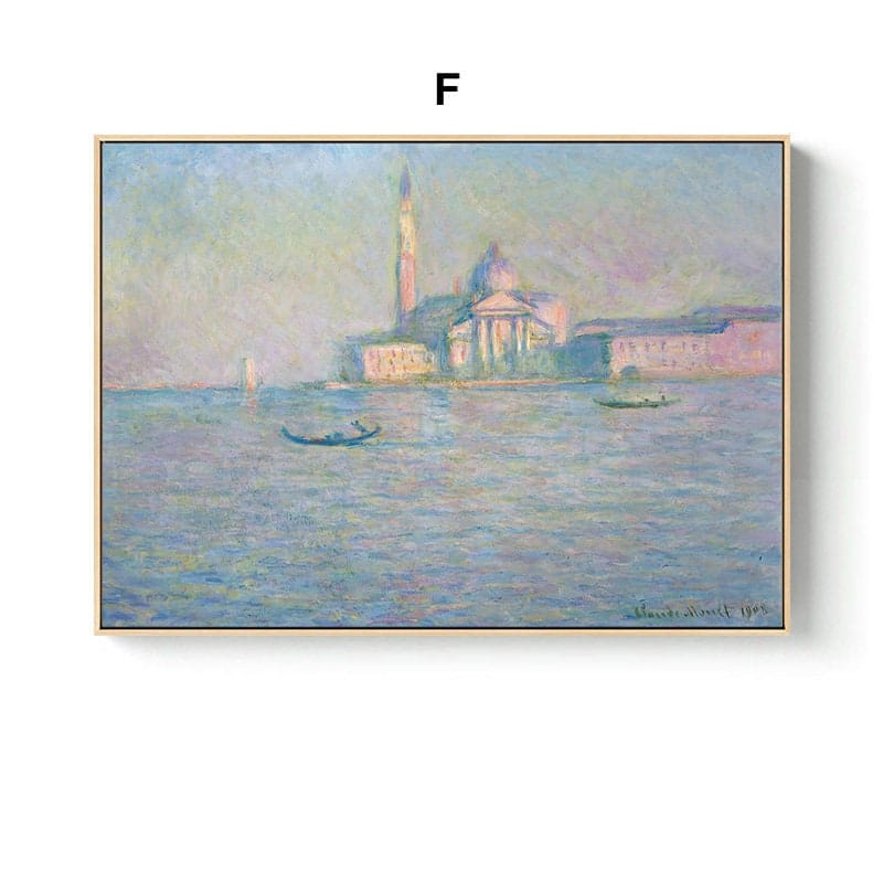 Poster Vintage Claude Monet I Deko Print ohne Rahmen - justgoodmood