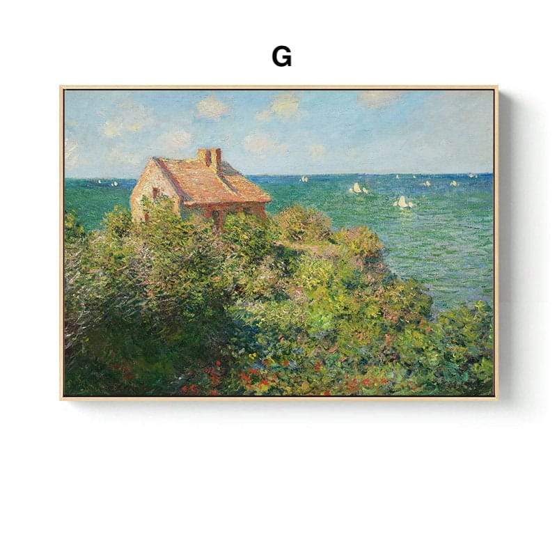 Poster Vintage Claude Monet I Deko Print ohne Rahmen - justgoodmood