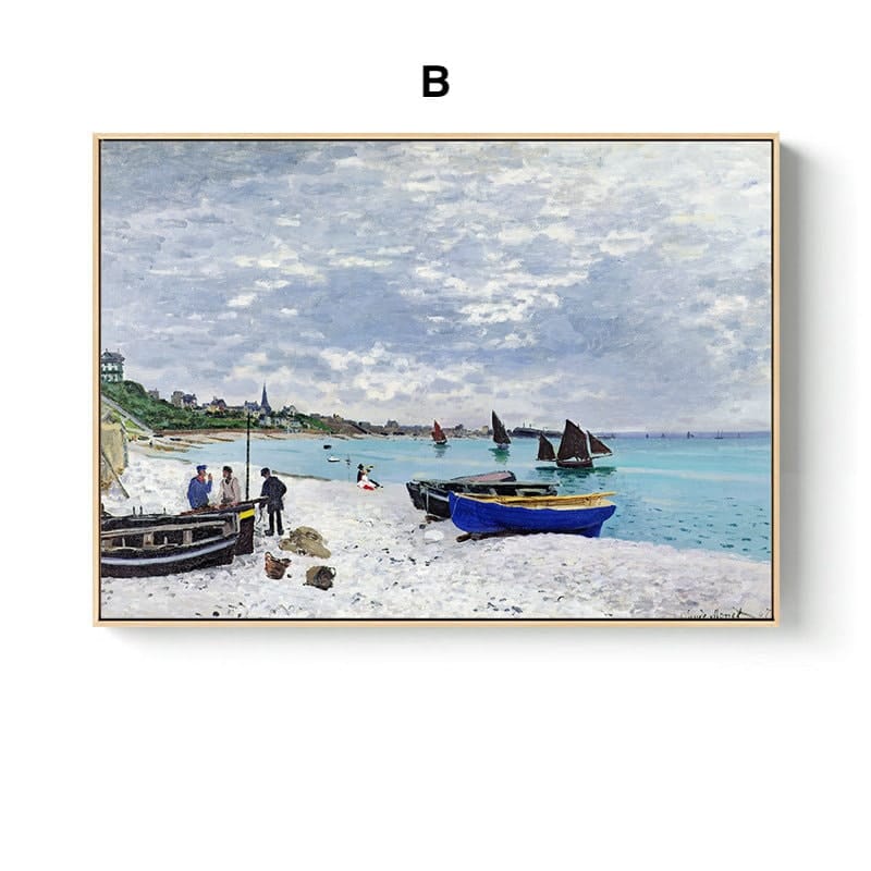 Poster Vintage Claude Monet I Deko Print ohne Rahmen - justgoodmood