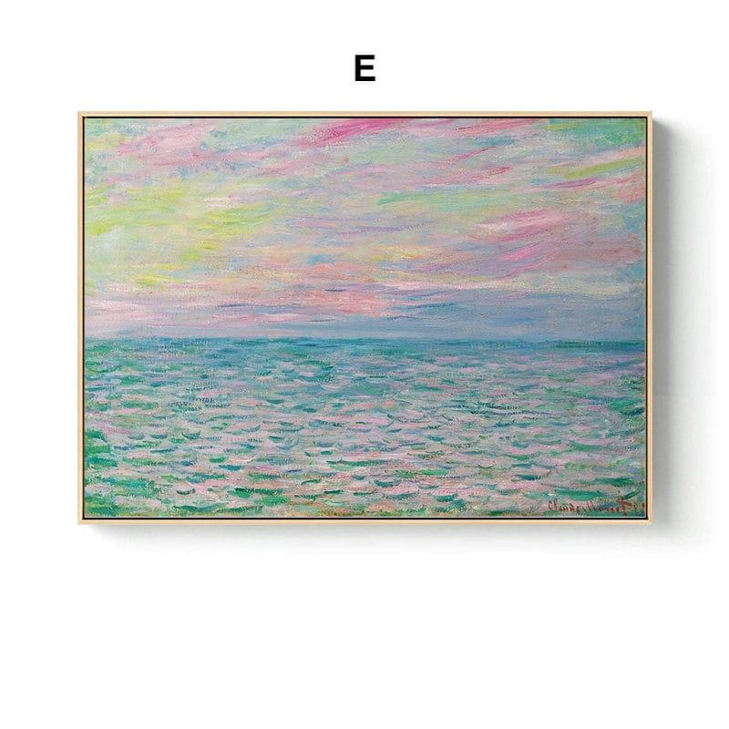 Poster Vintage Claude Monet I Deko Print ohne Rahmen - justgoodmood