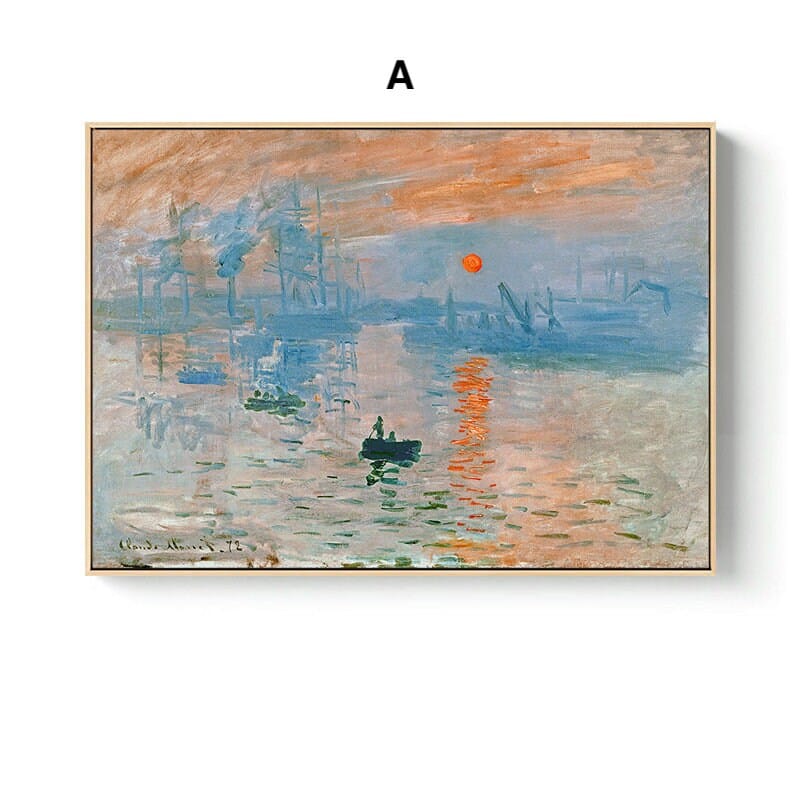Poster Vintage Claude Monet I Deko Print ohne Rahmen - justgoodmood