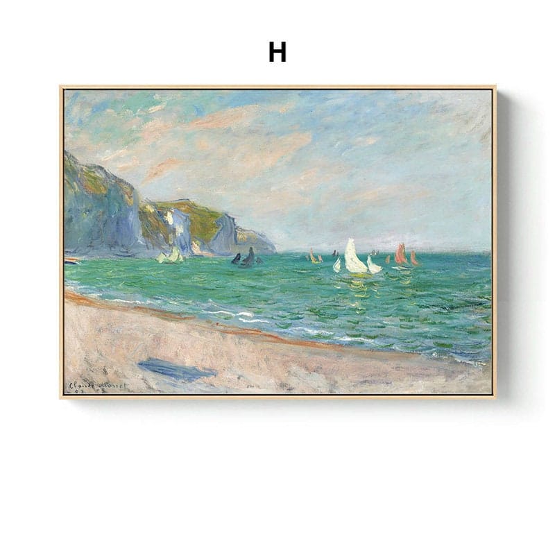 Poster Vintage Claude Monet I Deko Print ohne Rahmen - justgoodmood
