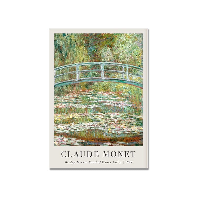 Poster Vintage Claude Monet Sommer als Deko Print ohne Rahmen - justgoodmood