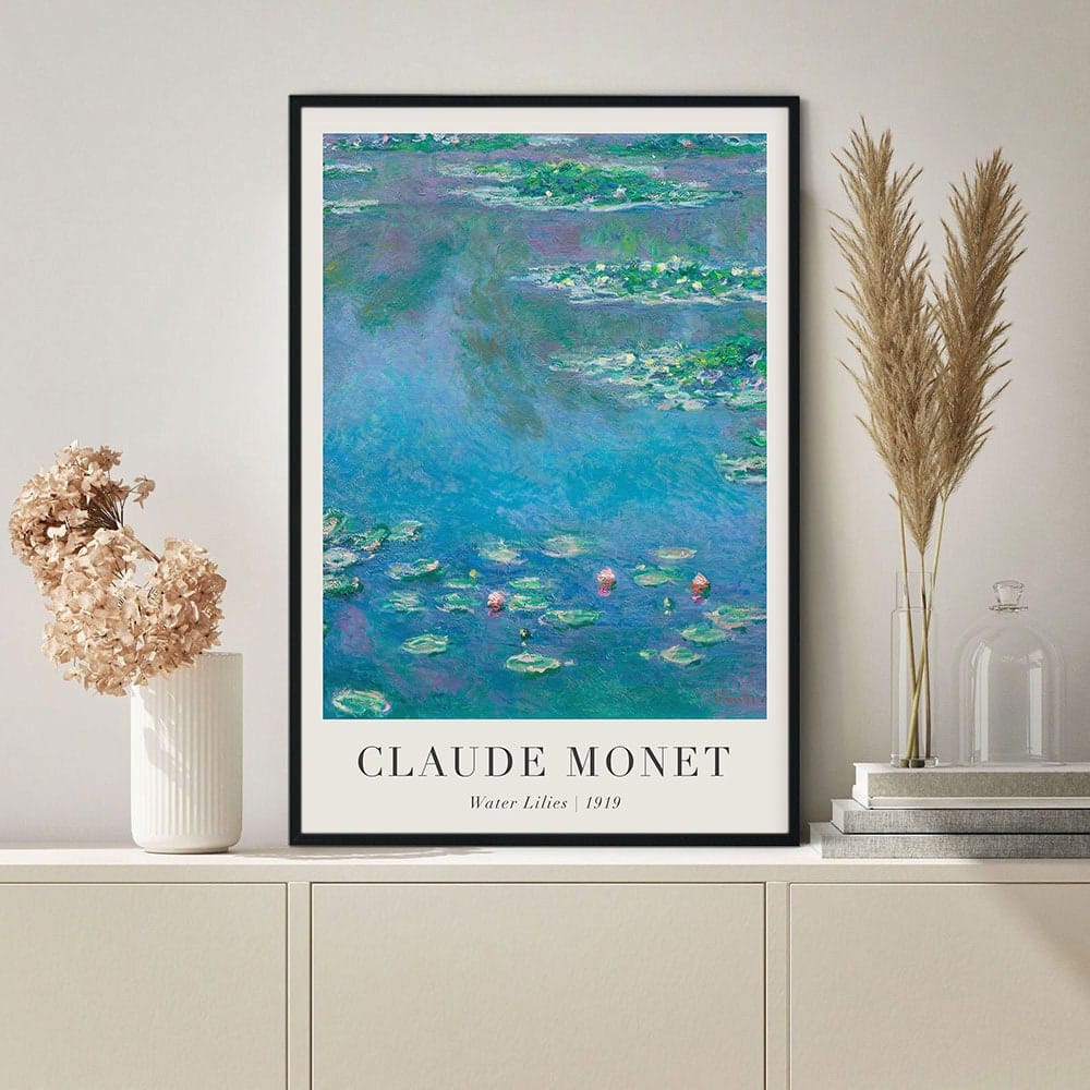 Poster Vintage Claude Monet Sommer als Deko Print ohne Rahmen - justgoodmood