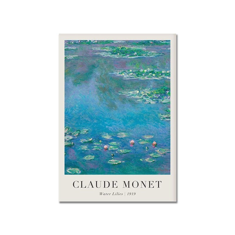 Poster Vintage Claude Monet Sommer als Deko Print ohne Rahmen - justgoodmood