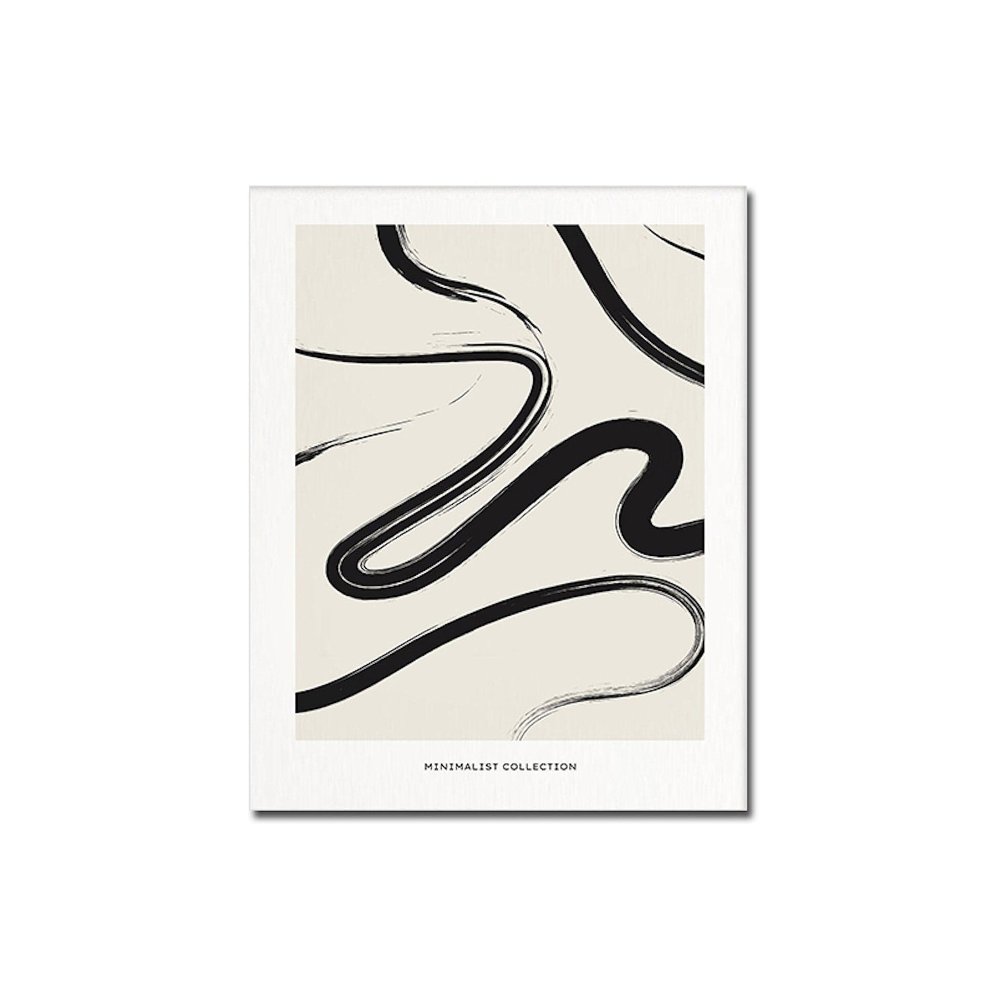 Poster Vintage Schwarz Beige Bogen Abstrakt | Bilder Wohnzimmer | Wandbilder Schlafzimmer | Deko Print ohne Rahmen | Bilder Set Kunstdruck - justgoodmood