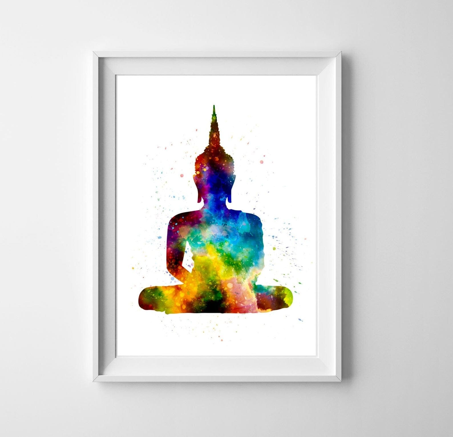 Poster Yoga 7 Chakren I Yoga Posen I 8 Gliedmaßen des Yoga I Affirmationen I Niyamas I als Deko Print ohne Bilderrahmen - justgoodmood