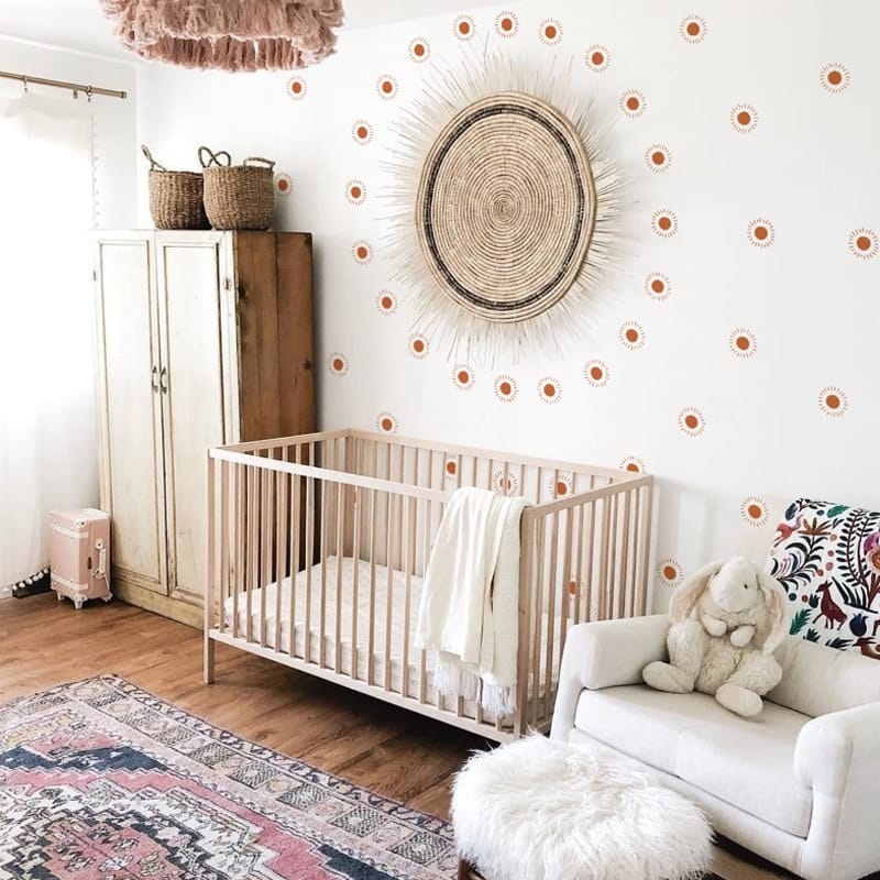 Sticker Kinderzimmer Wandaufkleber Boho Stil I Wand Deko I Wandtattoos I Babyzimmer Wand Deko I Sticker Set I 36 Stück - justgoodmood