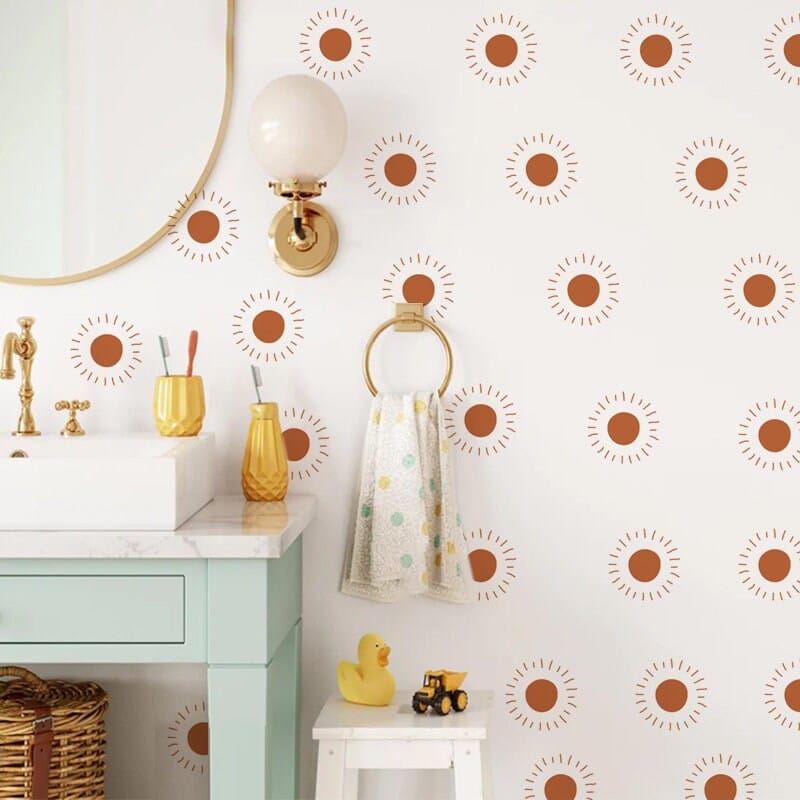 Sticker Kinderzimmer Wandaufkleber Boho Stil I Wand Deko I Wandtattoos I Babyzimmer Wand Deko I Sticker Set I 36 Stück - justgoodmood